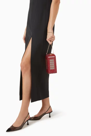 Rectangle Dome London Call Clutch Bag