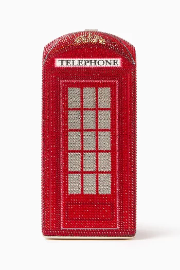 Rectangle Dome London Call Clutch Bag