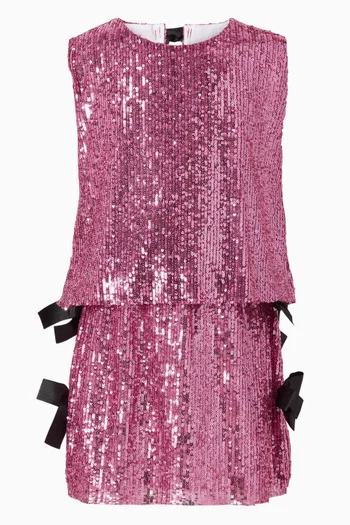 تنورة مطرزة بالترتر