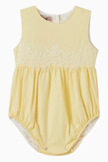 Lace-trimmed Bodysuit