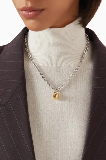 قلادة كامبانا بدلاية نحاس مطلي