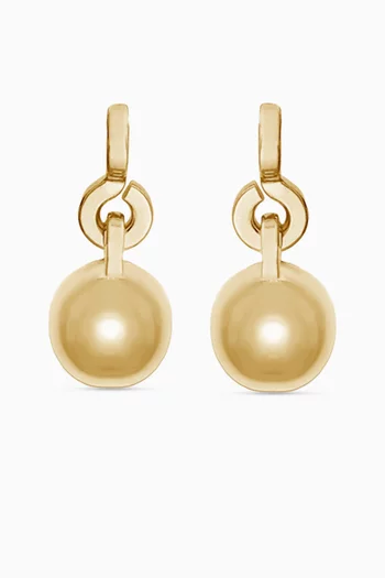 أقراط متدلية جيوكا نحاس مطلي ذهب عيار 14