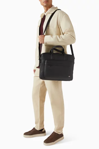 Flag Ribbed Pocket Laptop Bag