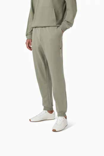 Low Profile Logo Sneakers in Leather