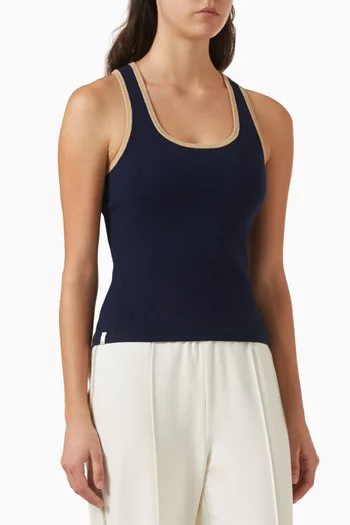 Equine Raf Knit Tank Top in Organic Cotton Blend