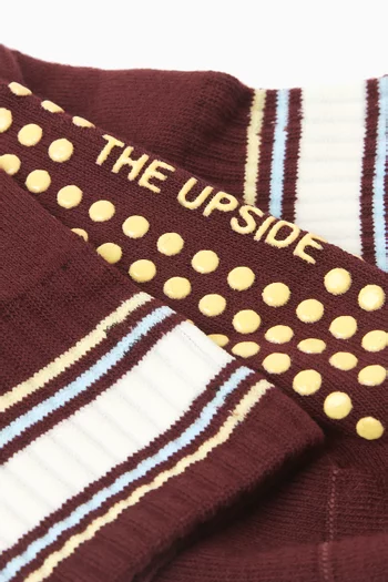 Adesa Grip Socks in Cotton Blend