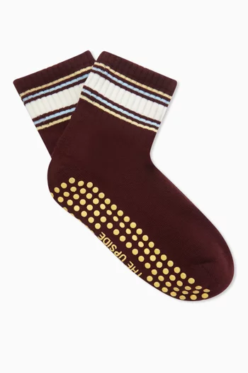 Adesa Grip Socks in Cotton Blend
