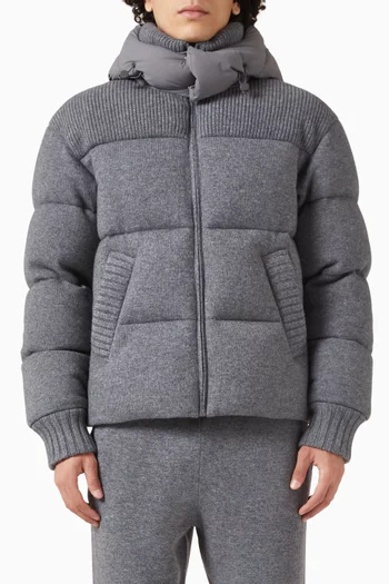 جاكيت جريفن بتصميم منفوخ مبطن بالزغب