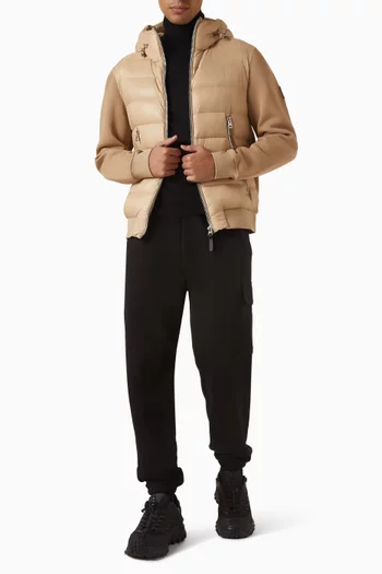 جاكيت فرانك-آر بغطاء رأس خامات مختلفة