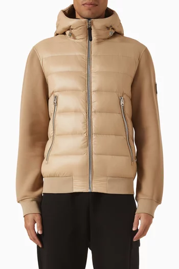 جاكيت فرانك-آر بغطاء رأس خامات مختلفة