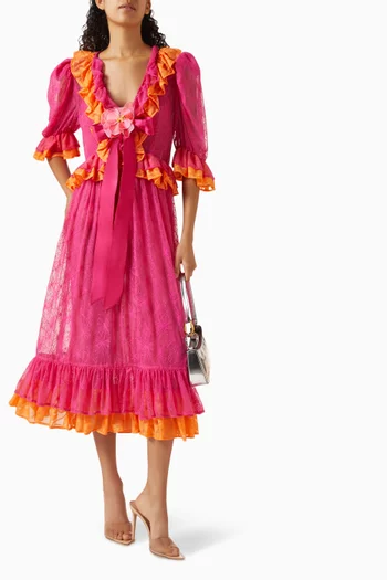 فستان هارموني بكشكش