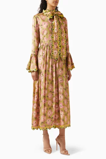 Glede Scalloped Dress