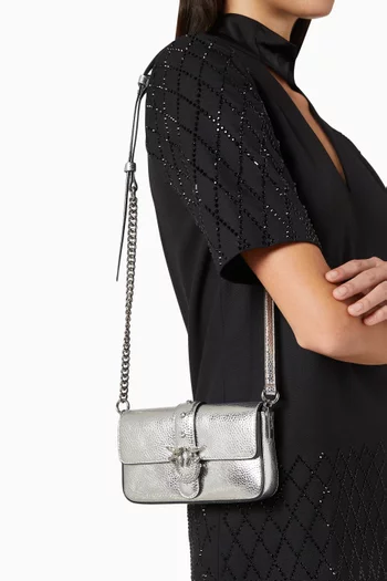 حقيبة لوف وان بتصميم انسيابي جلد عجل