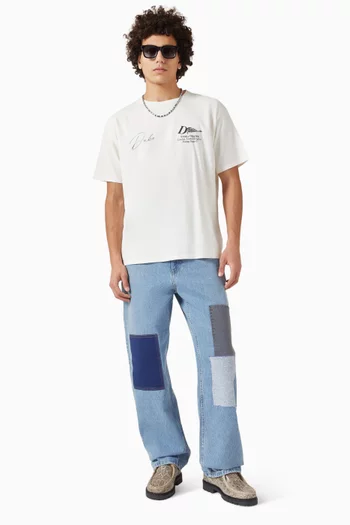 DR3 Sketch Helmet Vintage T-shirt in Cotton