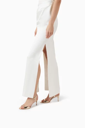 Golden Haze 75 Sandals in Metallic Leather