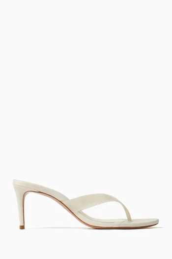 صندل روزلين بكعب 75 مم جلد