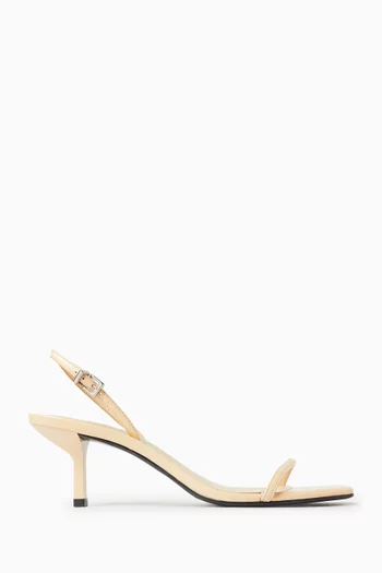 صندل جوديث بسير خلفي وكعب 65 مم جلد