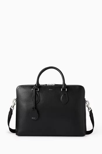 Capitol Briefcase in Grained Leather