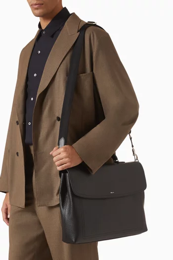 Capitol Briefcase in Grained Leather