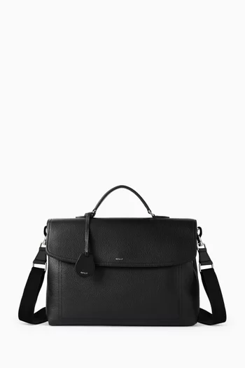 Capitol Briefcase in Grained Leather