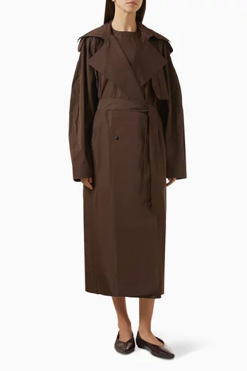 Paper Taffeta Relaxed Trench