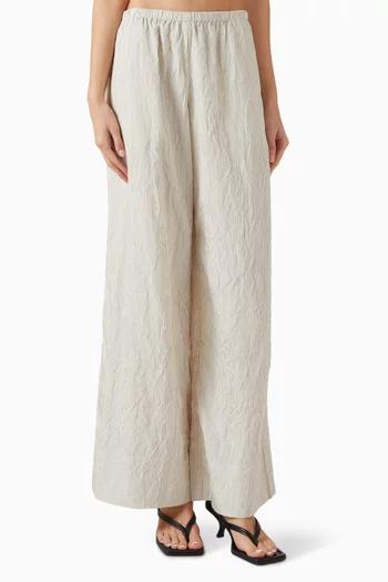 بنطال كرشد بقصة ساق واسعة