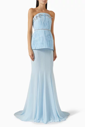 طقم بلوزة وتنورة جانيكا