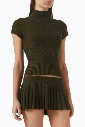Vivienne Turtleneck Knit Top