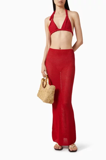 Fontelina Maxi Skirt in Crochet