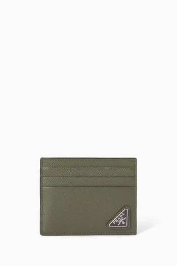 Card Holder in Saffiano Leather