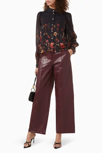 Yasvirma Pants in Leather