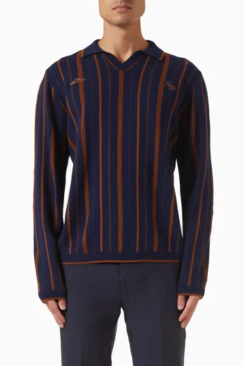 Citation Knitted Football Shirt in Cotton