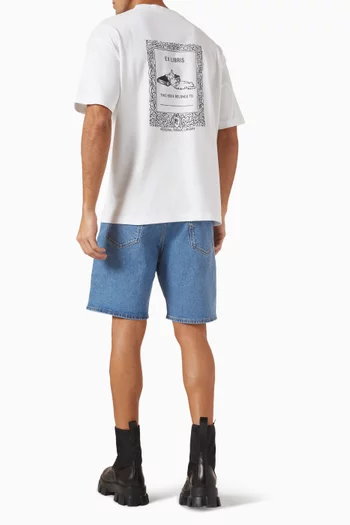 Ex Libris Oversized T-shirt in Cotton