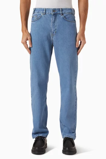 بنطال جينز بساق مستقيمة دينم