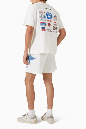 تي شيرت دي ار 2 فينتج بطبعة رعاة قطن