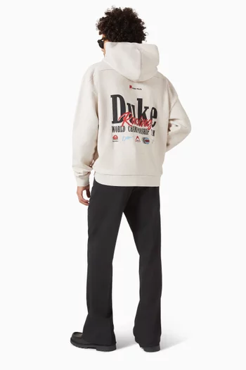 كنزة بغطاء للرأس دي ار 3 وعبارة World Championship قطن