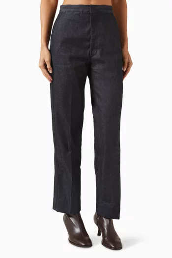 Straight-fit Pants in Denim