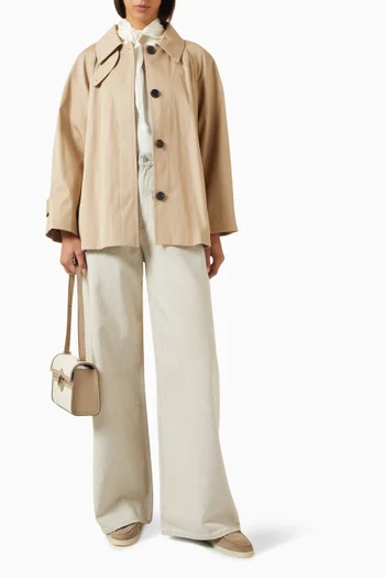 A-line Trench Coat