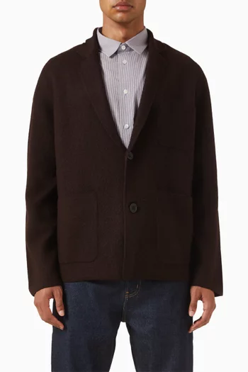 Blazer in Boiled Wool