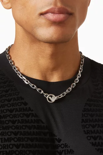 ID Necklace in Stainless Steel