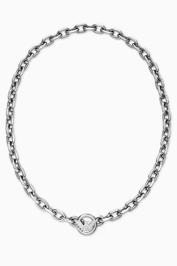 ID Necklace in Stainless Steel