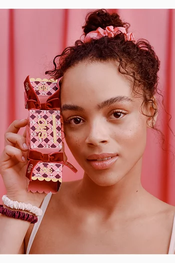 Sweetheart  Assorted Silk Scrunchie Cracker, Set of 3