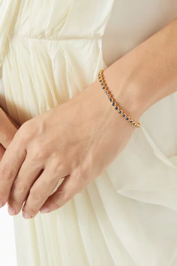 Tennis Bracelet in 18kt Gold Vermeil