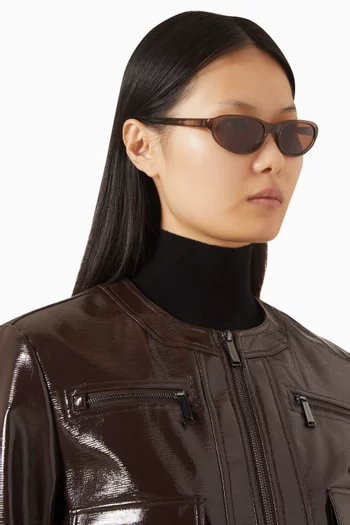 نظارة شمسية نعومي بإطار بيضاوي أسيتات