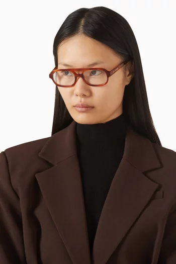 Sofia Aviator Glasses in Acetate