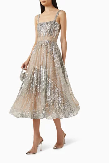 Mademoiselle Sequin-embellished Dress