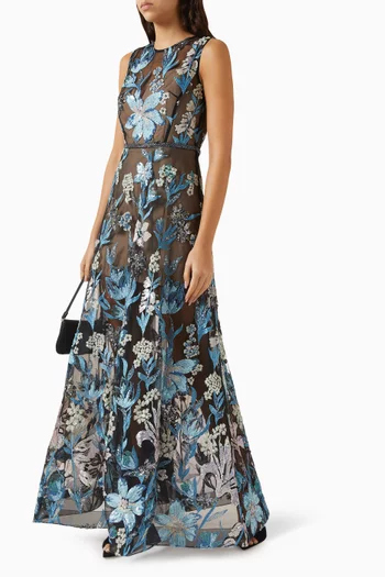 Arielle Floral-print Maxi Dress
