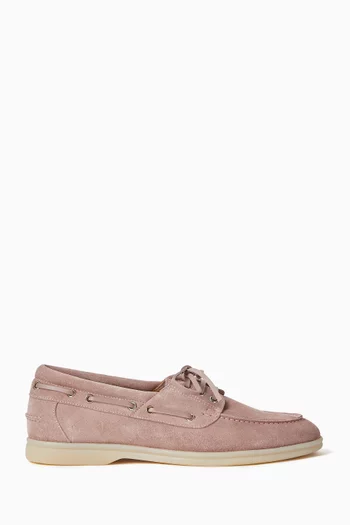 Lia Boat Shoes in Suede