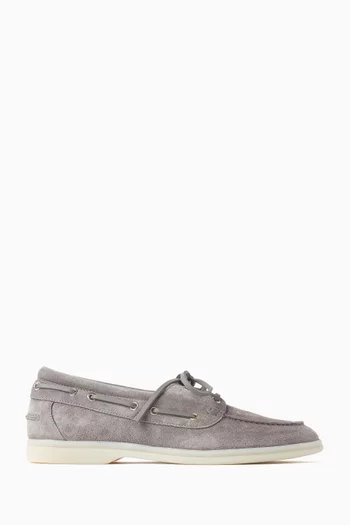 Lia Boat Shoes in Suede