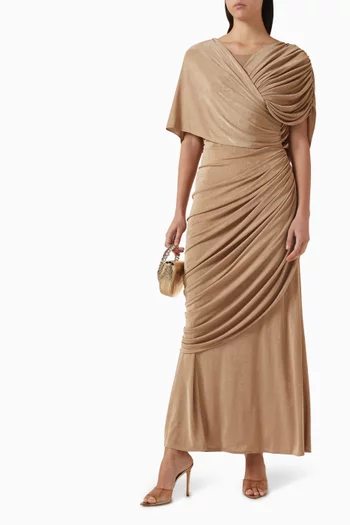 Draped Maxi Dress